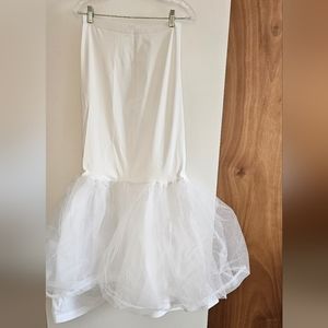 David's Bridal Trumpet Petticoat Slip Size M